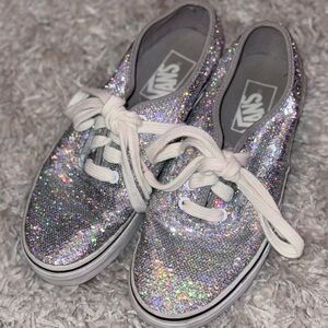 Vans Shimmering Silver Sneakers